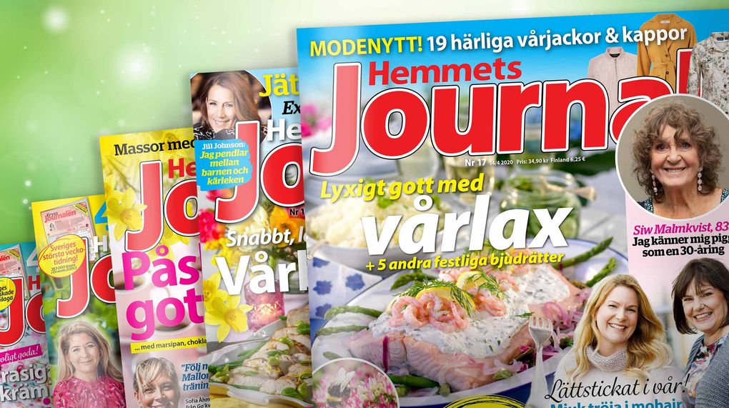 Hemmets Journal skänker 10 000 tidningar till äldreboenden Bild: Hemmets Journal